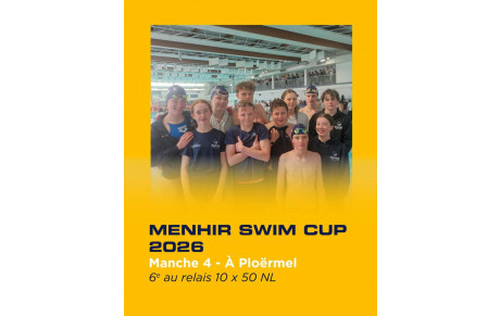 Menhir Swim Cup 2026 – Manche 4 à Ploërmel