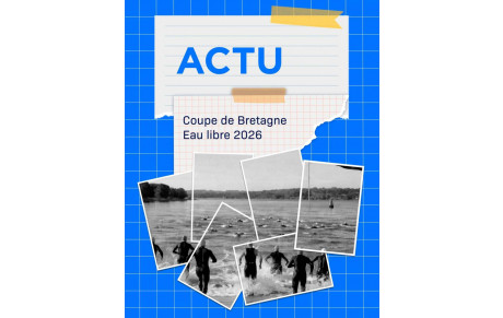 Planning de la Coupe de Bretagne Eau Libre 2026