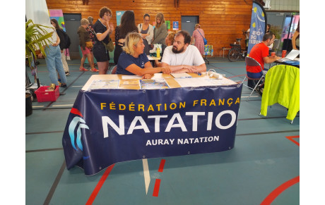 🏊 Auray Natation au Forum des Associations !