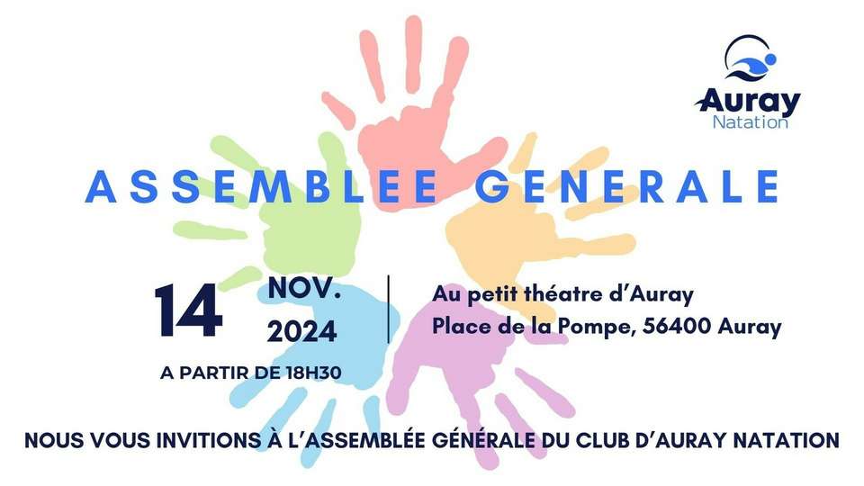 ASSEMBLEE GÉNÉRALE AURAY NATATION 